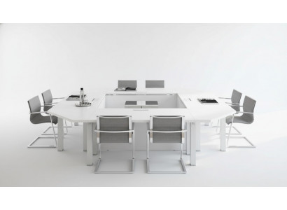 Bürotisch Besprechungstisch Konferenztisch Arbeitstisch Büromöbel Counter Möbel