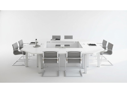 Bürotisch Besprechungstisch Konferenztisch Arbeitstisch Büromöbel Counter Möbel