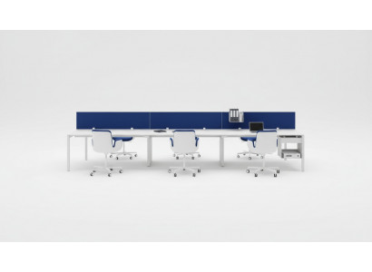 Arbeitstisch Counter 6 Personen Bürotisch Arbeitszimmer Büromöbel Tisch Tische