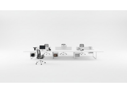 Computertisch Bürotisch Counter 6 Personen Laptoptisch Tische Arbeitstisch Neu