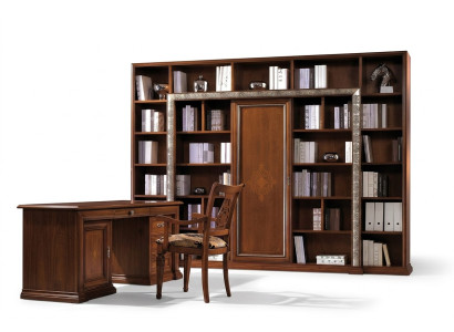 Büroschreibtisch Tisch Büro Sessel Schrank Set Büromöbel Schränke Italien Massiv