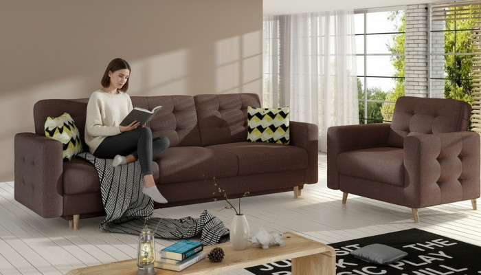 Chesterfield Couch Polster 3+1 Sitzer Polstermöbel Sofagarnitur Couchen Sofas