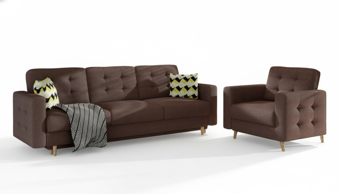 Chesterfield Couch Polster 3+1 Sitzer Polstermöbel Sofagarnitur Couchen Sofas