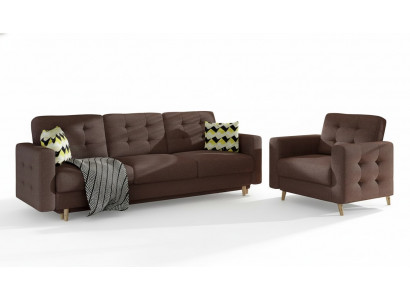 Chesterfield Couch Polster 3+1 Sitzer Polstermöbel Sofagarnitur Couchen Sofas