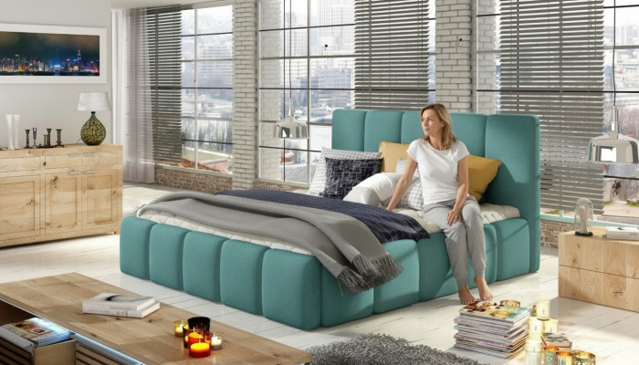 Polsterbett Betten Bett Polster Hotel Designer Doppel Deko Luxus Design