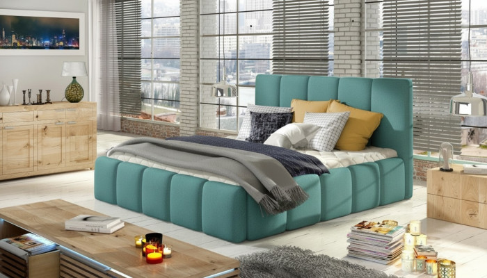 Polsterbett Betten Bett Polster Hotel Designer Doppel Deko Luxus Design