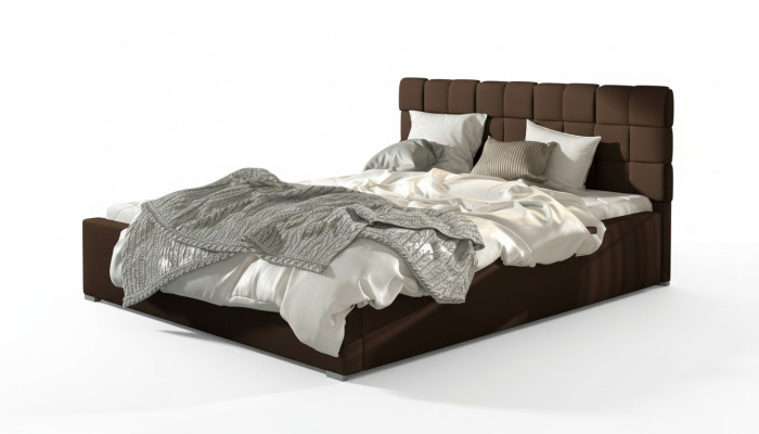 Designer Bett Schlafzimmer Betten Textil Hotel Luxus Polster 200x200cm