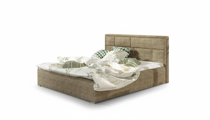 Designer Bett Schlafzimmer Betten Textil Hotel Luxus Polster Robustes