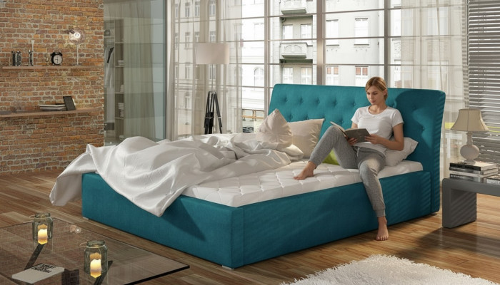 Polsterbett Betten Bett Hotel Polster Designer Doppel Deko Luxus Design
