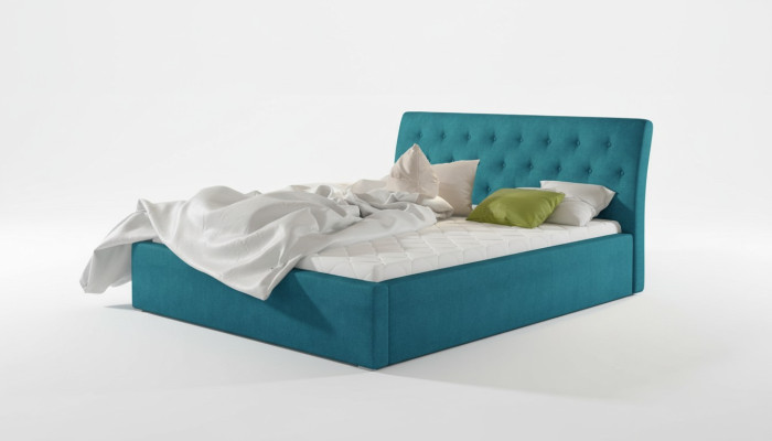 Polsterbett Betten Bett Hotel Polster Designer Doppel Deko Luxus Design