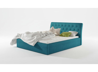 Polsterbett Betten Bett Hotel Polster Designer Doppel Deko Luxus Design