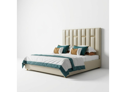 Luxus Schlafzimmer Doppelbett Bett 150/180x200cm Metall Neu Hotel