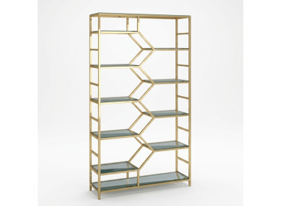 Metall Regal Trennwand Designer Luxus Regale Gold Schrank 3tlg
