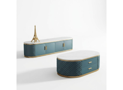 Designer Kommode Anrichte Low Board Side Dekor Schrank Wohn Zimmer Regal