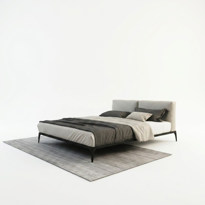 Polsterbett Betten Bett Hotel Polster Designer Doppel Luxus Deko Design