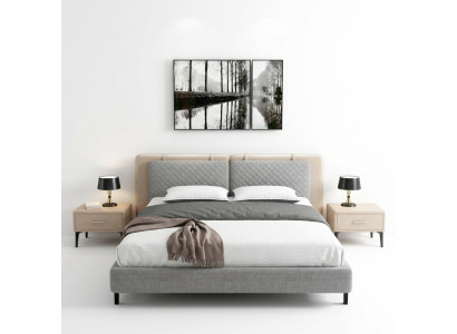 Doppelbett Bett Ehebett Design Luxus Luxur Betten Polsterbett Designbett