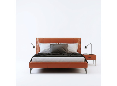 Doppelbett Bett Ehebett Design Luxus Luxur Polsterbett Designbett Textil