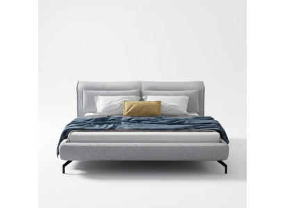 Italienische Designer Möbel Bett Doppel Schlazimmer 180x200cm Leder