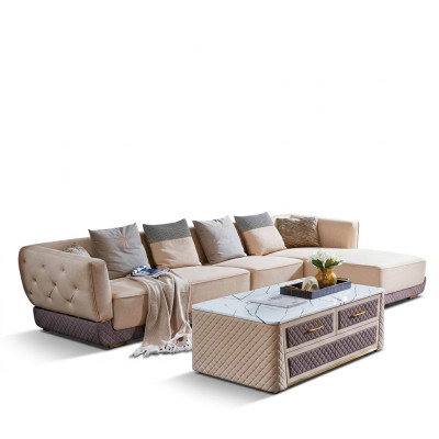 Ecksofa Sofa Couch Polster Eck Sitz Wohnlandschaft Garnitur L Form Möbel