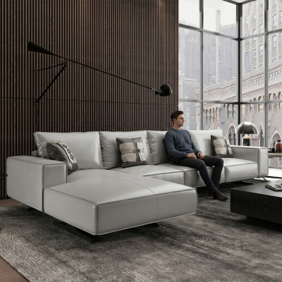 Ecksofa Polster Garnitur Wohnlandschaft L Form Designer Sofa Couch Sofas
