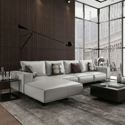 Ecksofa Polster Garnitur Wohnlandschaft L Form Designer Sofa Couch Sofas