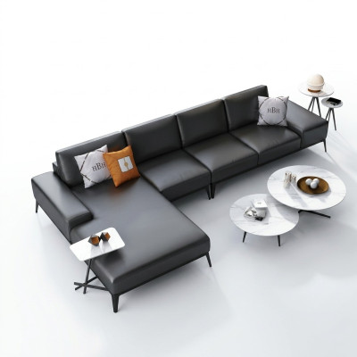 Ecksofa Polster Dekor Garnitur Wohnlandschaft L Form Designer Sofa Couch