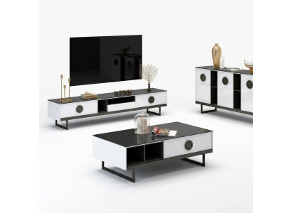 Kommode + Couchtisch + RTV Sideboard Neu Italienische Designer Möbel