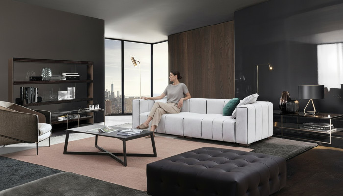 Designer Möbel Sofa Coch 3 Sitzer Polster Sofas Wohnzimmer Couchen Dreisitzer