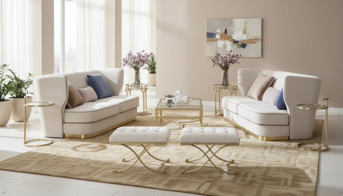 Sofa 2 Sitzer Luxus Designer Couch Neu Sofa Luxus Polstersofas Zweisitzer Neu