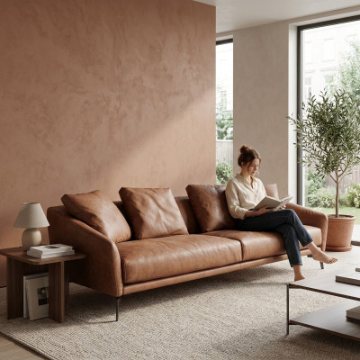 Big XXL Luxus Sofa Couch Polster Sitz Garnitur 4 Sitzer Couchen Deko Sofas