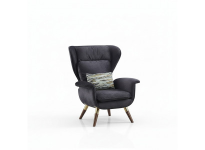 Sessel Design Couch Sofa Sitzer Luxus Ohren Sitz Relax Leder Lounge Club Polster