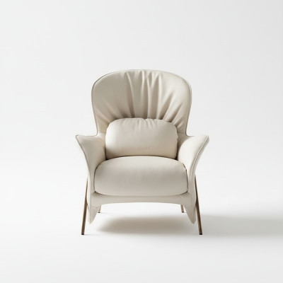 Luxus Stuhl Polster Cocktail Relax Lounge Club Stühle Möbel Design Sessel Leder