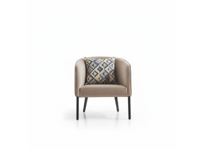 Luxus Stuhl Polster Cocktail Relax Lounge Club Stühle Möbel Design Sessel Beige