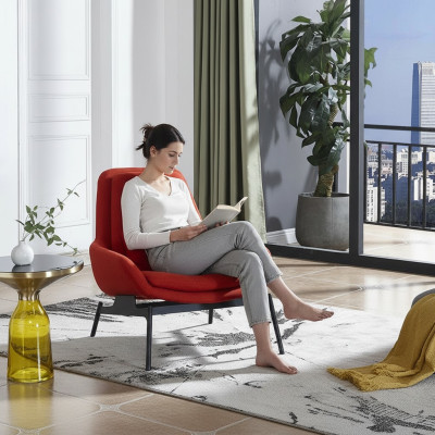 Luxus Stuhl Polster Cocktail Relax Lounge Club Stühle Möbel Design Sessel Rot