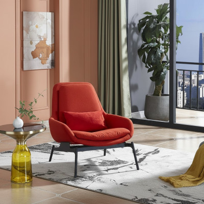 Luxus Stuhl Polster Cocktail Relax Lounge Club Stühle Möbel Design Sessel Rot