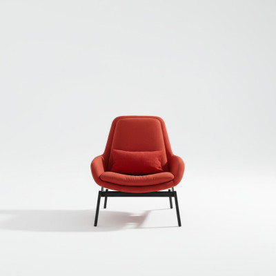 Luxus Stuhl Polster Cocktail Relax Lounge Club Stühle Möbel Design Sessel Rot