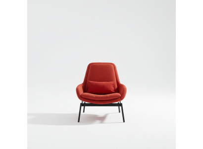 Luxus Stuhl Polster Cocktail Relax Lounge Club Stühle Möbel Design Sessel Rot