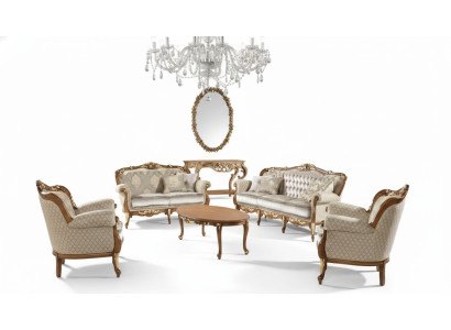 Klassischer Couchtisch Italienische Stol Möbel Wohnzimmer Couch Sofa Tisch Neu