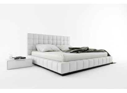 Designer Polsterbett Bett Weiß Betten Lederbett Doppelbett Ehebett Designerbett