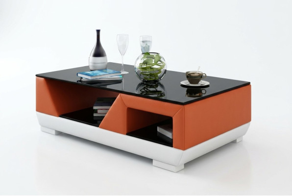 Klassischer Luxus Designer Couchtisch Sofa Wohnzimmer Dekor Tisch Leder