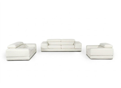 Ledersofa Wohnlandschaft 3+2 Sitzer Garnitur Design Modern Sofa Garnituren Neu