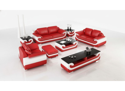 Relax Sofagarnitur 3+2+1 Sitzer Set Design Sofas Polster Couchen Leder
