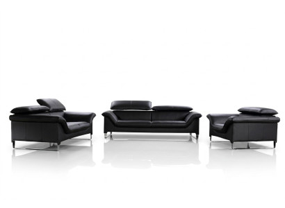 Relax Sofagarnitur 3+2+1 Sitzer Set Design Sofas Polster Leder Couchen