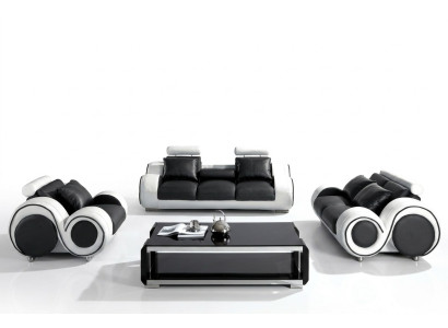Polster Sitz Couch 3 Sitz Garnitur Sofa Sofas Couchen Leder Dreisitzer