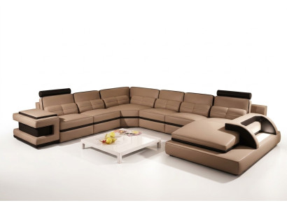 Designer Wohnlandschaft U-Form Couch Ecksofa Polster Garnitur Eckgarnitur Sofa