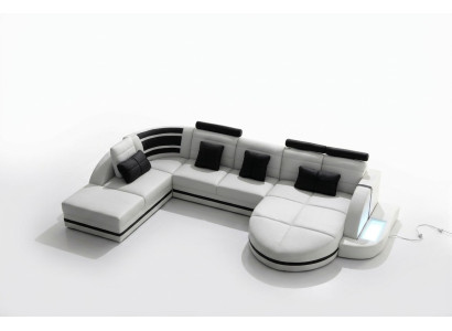 Ecksofa Ledersofa Big XXL U Form Wohnlandschaft Sofa Couch Garnitur Sofas EckeEcksofa 