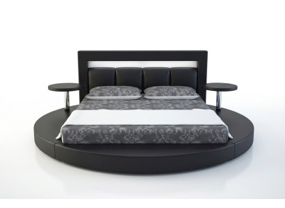 Rundes Bett Rund Design Betten Leder Hotel Doppel Gestell Luxus Schlaf