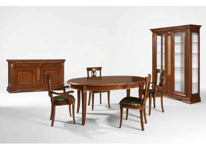 Esstisch Tisch Gruppe Esszimmer Wohnzimmer Holz Barock Rokoko Italien Möbel