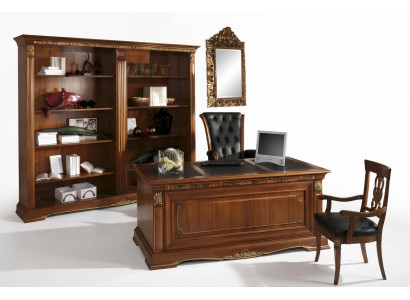 Büro Bücherschrank xxl Aktenschrank Edle Luxus Möbel Stil Antik Schrank Massivholz