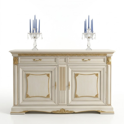 Kommode Schrank Luxus Schrank Regal Konsole Italy Möbel Massivholz Kommoden Neu